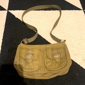 Y2K green mini purse with pockets